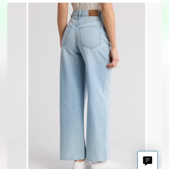 NWT Madewell Superwide Leg Jeans - Picture 3 of 6